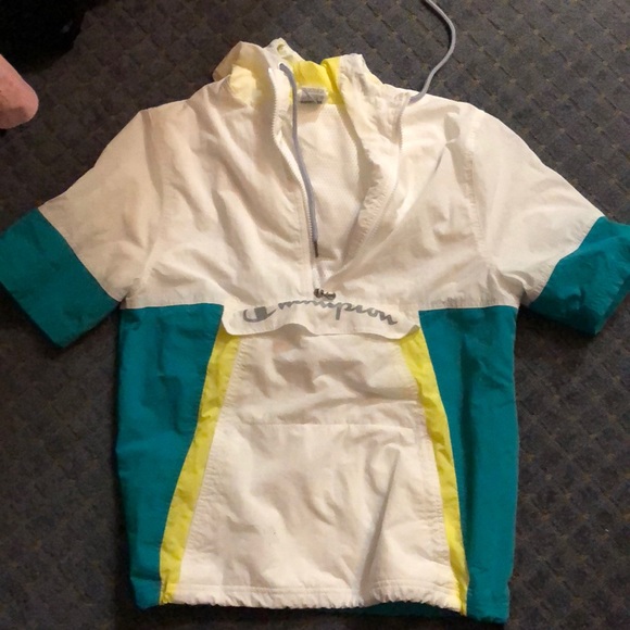 champion short sleeve windbreaker